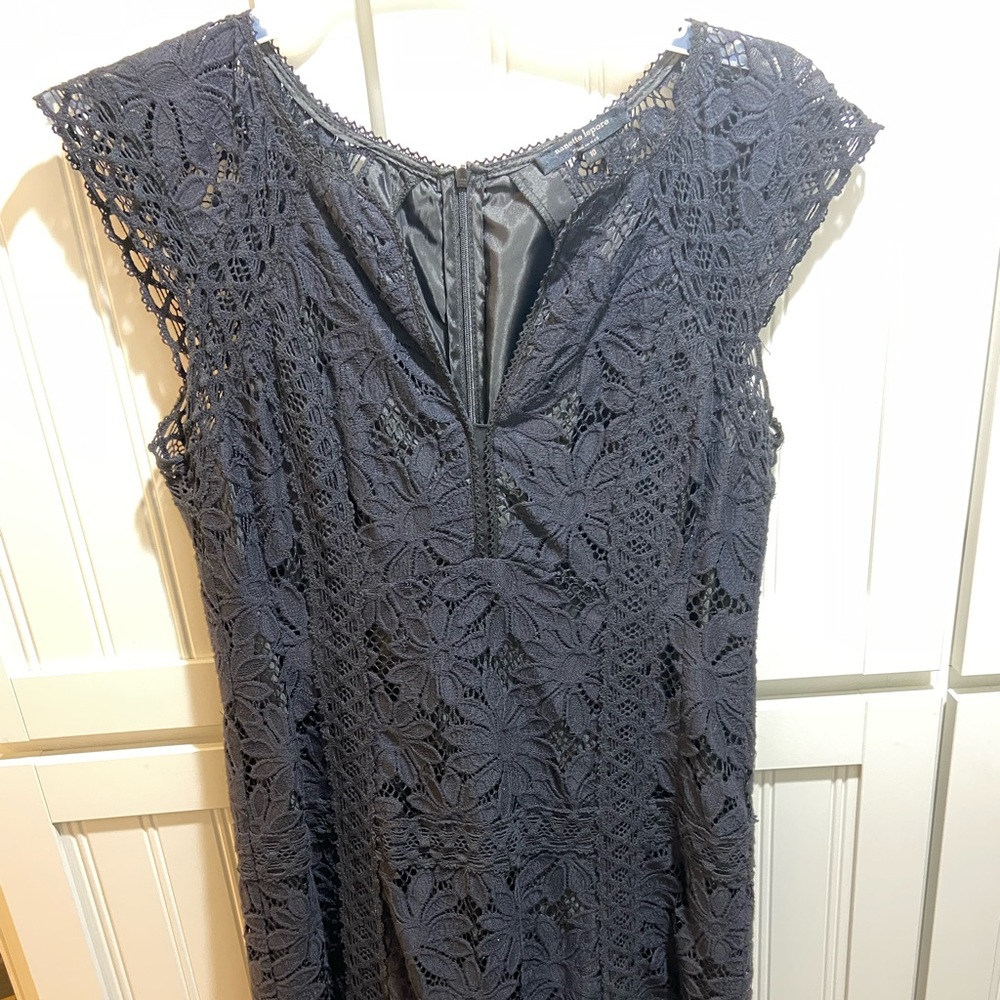 Black Lace/crochet Cocktail dress - Picture 6 of 7